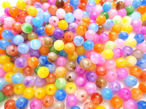 300�� �Ő����A�N�����r�[�Y �ۋ� 8mm �~�b�N�X�J���[ ��|�ޗ��̃q���[�C h1239