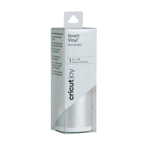 Cricut Joy Smart Vinyl - Permanent Shimmer - 5.5 x 48, Adhesive Decal Sheet - Silver