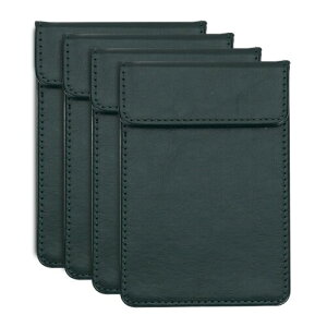 Kinstar(キンスタ一) マグネット 伝票ホルダー マグネットレシートホルダー 伝票挟み 飲食店用 伝票クリップ れしーといれ 薄型 テーブルチェックホルダー 100x150mm 深緑 Dark Green S 4冊セ