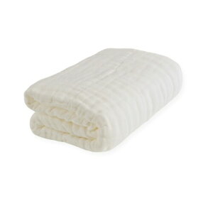 タナカガーゼ おとなワイドバスタオル 1枚入 110×48cm 速乾 吸水 ホワイト やさしいガーゼ 綿100% 6重 やさしい肌ざわり 軽量 薄手 サロン仕様