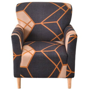 Maeau ソファー保護カバー 1人掛け ソファーカバー 縦横弾力 撥水加工 滑り止め 肘付き 防塵 犬猫対策 キズ防止 伸縮素材 柔らかい チェアカバー 北欧風 四季適用 保護カバー チェア ソフ