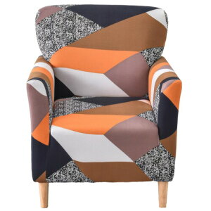 Maeau ソファー保護カバー 1人掛け ソファーカバー 縦横弾力 撥水加工 滑り止め 肘付き 防塵 犬猫対策 キズ防止 伸縮素材 柔らかい チェアカバー 北欧風 四季適用 保護カバー チェア ソフ