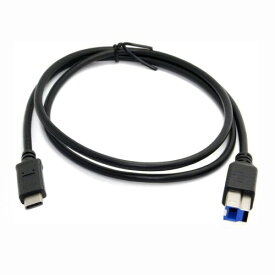 chenyang 100cm USB-C USB 3.1 Type C オスコネクター - USB 標準 B オス データケーブル Mac & ノートパソコン用 ブラック