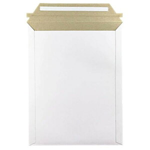 厚紙封筒ビジネスレターケース 20枚セット 宅配袋超厚手約300g梱包袋A5メール便対応業務用ホワイト郵便袋ラッピング袋国際郵便の封筒DVD書類荷物発送用品包装資材梱包材ワンタッチ
