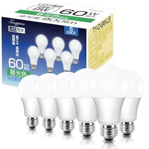 Tengyuan LEDd E26 9W 60W` F 6500K 900lm Lz Px F ȃGl `Ή fMގ{HΉ s