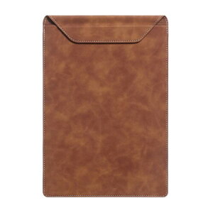 Costowns バインダー クリップボード A4 クリップファイル 厚 手 pu レザー 1本入ペンホルダー付き 書類契約フォルダー 20枚A4資料用紙が収納可 事務用品 入職プレゼント ギフトCT-63 (ブラウ