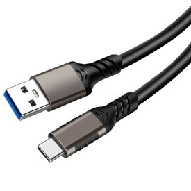 USB Type C ケーブル 1m USB-A to USB-C 10Gbps高速データ転送 USB3.1 Gen2 ケーブル 60W（3A/20V）急速充電 タイプc 充電ケーブル Sony Xperia/Samsung/Asus Zenfone/Arrows/PS5コントローラー タイプc多機種対応 (PVC