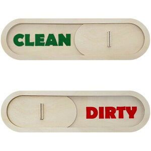 GEEKBEAR Wood Clean Dirty Magnet for Dishwasher (13. Birch Slider) JtȖؐXChCWP[^[-XC_[^Cv̐H􂢋@̃TC-̂ȂLb`①Ɏ[iłB
