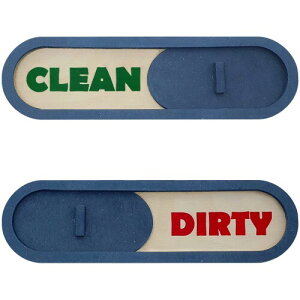 GEEKBEAR Wood Clean Dirty Magnet for Dishwasher (10. Blue Slider) JtȖؐXChCWP[^[-XC_[^Cv̐H􂢋@̃TC-̂ȂLb`①Ɏ[iłB