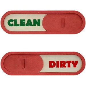 GEEKBEAR Wood Clean Dirty Magnet for Dishwasher (11. Red Slider) JtȖؐXChCWP[^[-XC_[^Cv̐H􂢋@̃TC-̂ȂLb`①Ɏ[iłB