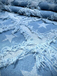 STAR �� �� fringe diamond �f�j�����n �n���h���C�h �͂��� �f�j�������C�N �R�b�g�� ���� �f�j�� ���n �z �[�؂� (����� 50cm)