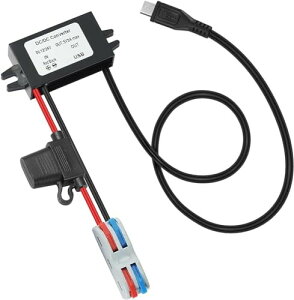 YABOANG dcdc Ro[^[ ~ USB-MICRO dcdc Ro[^[ 8-32V`5V q[Yt 5V3A 15W MAX p[gX ԁALEDCgA݌AHȂǗp 12v usb ϊ ~Ro[^