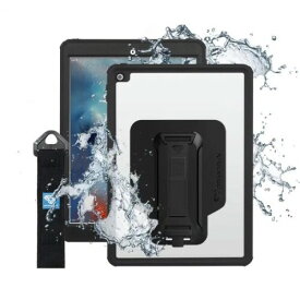 (ARMOR-X) 10.5-inch iPad Pro/iPad Air (3rd)用ケース IP68 Waterproof Case with Hand Strap ブラック MXS-A8S (Black)