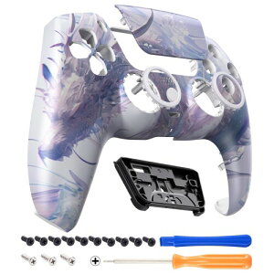eXtremeRate LUNA ps5�R���g���[���[�iBDM-010&BDM-020&BDM-030&BDM-040&BDM-050�j�ɑΉ��p�����t�����g�V�F����^�b�`�p�b�h�A�p�^�[����DIY�����n�E�W���O�V�F���^�b�`�p�b�h�J�o�[�u���◴�v