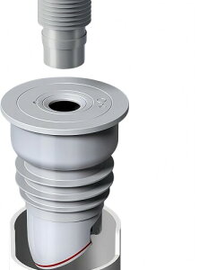 洗濯機排水ホースシール 防臭 排水管シールリング フロアドレンプラグ シリコンシールカバー 35〜40本パイプ対応