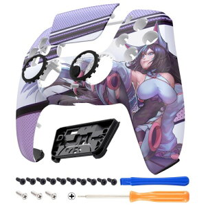 eXtremeRate LUNA ps5�R���g���[���[�iBDM-010&BDM-020&BDM-030&BDM-040&BDM-050�j�ɑΉ��p�����t�����g�V�F����^�b�`�p�b�h�A�p�^�[����DIY�����n�E�W���O�V�F���^�b�`�p�b�h�J�o�[�u�@�B�L���v
