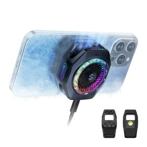Black Shark }OlbgX}zN[[ 5 Prob18  AhbTu RGB LED CgEE\ObvEAPP Ppt@biPhone MagSafe/Android [/iPad Ή `Q[~O/Xg[~