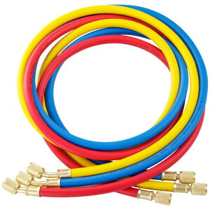 Tigbear AC�}�j�z�[���h�Q�[�W�z�[�X�L�b�g�AR410A��}�[�d�z�[�X1/4 SAE�A5FT AC�}�j�z�[���h�Q�[�W�z�[�X�L�b�g R134A R410A R22 R404A�p�AA/C�[�d�z�[�X