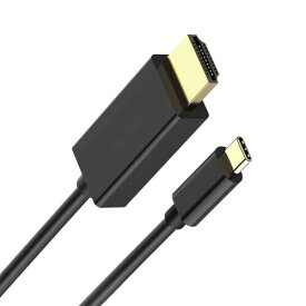 USB Type-C to HDMI変換ケーブル 1.8M接続ケーブル USB C アダプタ 4K, MacBook Pro Air 2017-2022/ iPad Pro 2018-2022/ Surface Go/Google Pixelbook/Huawei Matebookなど タイプC デバイスに対応
