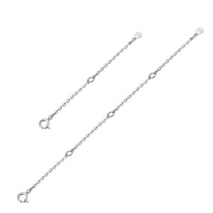 (ChicSilver) AWX^[`F[ Vo[925 5cm 10cm 2{Zbg  lbNX  p[c ANZT[