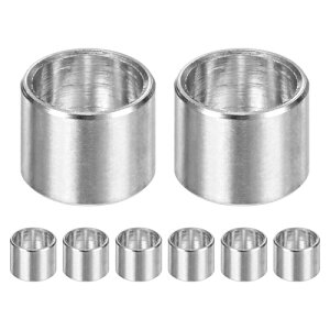 M METERXITY 8PCS M8 304�X�e�����X�X�`�[���X�y�[�T�[ 8mm ID x 10mm OD x 8mm l ���^���X�N�����[�X�^���h�I�t�u�b�V���O ��s�@�d�グ ���E���h�X�y�[�T�[ 304�X�e�����X�X�`�[�� �X�N�����[�{��