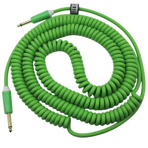 AestivateM^[ RCP[u x[XV[h J[R[h 6.35mmXeIvO ypP[u 10m Coiled Guitar Cable (O[)