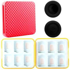 ZHUROUPU for Nintendo Switch/Switch OLED/Switch Lite�p�Q�[���J�[�h�P�[�X�ƌ݊����̂���A2PCS��+���Q�[�����[�{�b�N�X�A12�Q�[���J�[�h�X���b�g��12�}�C�N��SD�J�[�h�X���b�g�A�W���C�X�e�B�b�N�L