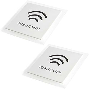 HIGHAWK PUBLIC WIFIhAv[g  TC X XebJ[ Ŕ TCv[g Wē EH[XebJ[ HX p 2iPUBLIC WIFIE10*10cmj