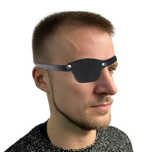 (LONTG) 海賊 コスプレ 眼帯 片目 アイマスク 単眼パッチ 目隠し 眼帯 アイパッチ 調節可能 PUレザー 中世 スチームパンク 仮面 マスク 海賊 魔女 仮装 文化祭 仮面舞踏 演劇 ハロウィンパー