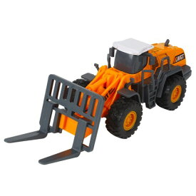 NOOLY ダイキャスト プルバック玩具車 ブルドーザー 掘削機 ロードローラー 建設車両 工事作業車 6歳以上 WJC-05 (フォークリフト) 887-45
