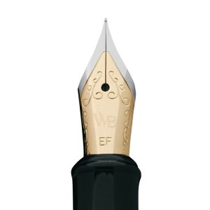Erudite - Extra Fine Nib (Black section Gold trim) -1pc Poly bag packaging