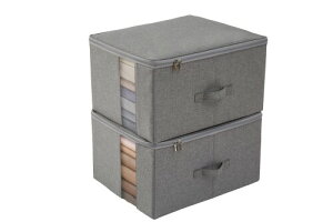 TIANZONG[{bNX [P[X e ߗގ[ ܂肽 t ӂt  z ߑP[X t t@Xi[ (O[, 45×s35×25cm 2_Zbg)