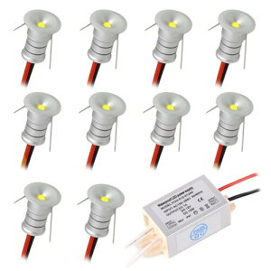 kpslucerna ^ LED X|bgCg 10  0.5 W ~jߍ݌^VX|bgCg 12 V Lb`KiV[P[XL DIY Ɩ_ECg (Vo[R[hzCg)