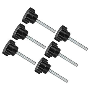 CoCud �X�^�[�N�����v�m�u M6 x 35mm �I�l�W 24mm �w�b�h �v���X�`�b�N���܂݃l�W�O���b�v �n���h�m�u �l�W�t���{���g �u���b�N ���Ջ@�B�p 6 ��