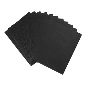 STOBOK 個別フォルダー A4 紙ファイル 2ポケット クラフト紙 フォルダー 12枚 資料ケース オフィス 事務用品 整理 持ち運び 資料 ファイル 収納 書類入れ 書類収納ボックス