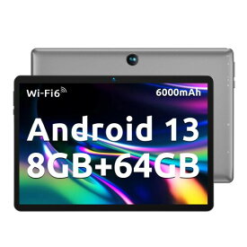 タブレット 10インチ wi-fiモデル、BMAX I9PLUS タブレット アンドロイド13、8GB(4+4拡張)+64GB+1TB TF拡張、4コアCPU、GMS認証+OTG対応+Bluetooth 5.0+2.4G/5G WiFi+6000mAh+USB-C充電+1280*800 IPS HD ディスプレイ+2MP/