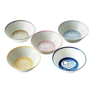 (ファンシー) bzl-15-02 多治見美濃焼 小鉢 セット 和食器 取り皿 サラダボール サラダ皿 お皿 プレート セット 食洗機 電子レンジ対応 日本製 プレゼント お返し (ボウルセット)