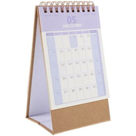 Toyvian ミニカレンダー 2024年 卓上カレンダー 2024 小型卓上カレンダー 計画整理用 デスク デイリースケジューラー 家庭用 仕事 オフィス アクセサリー