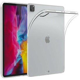 Asgens iPad Pro 12.9 インチ 2020 クリアケース、透明シリコンケース 柔軟なソフト TPU シリコン保護カバー 2020 iPad Pro 12.9 インチモデル A2229 / A2233 / A2069 / A2232 用