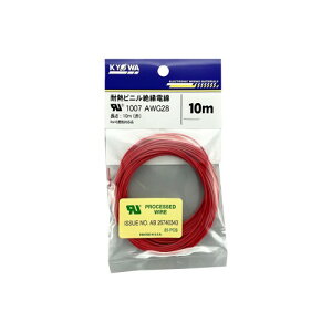 ���a�n�[���l�b�g UL1007 AWG28 �ϔM�r�j���≏�d�� 10m ��
