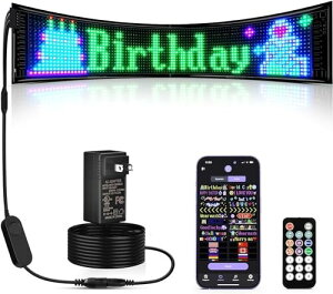 Kutuspon ȃJt LED df, _USB 12V app Bluetooth R DIỸeLXgp^[hLED ƓX܂ Ŕ f lITC(93cm x 19cm)