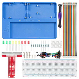 SunFounder RABホルダー ブレッドボードキット ラズベリーパイ対応 Arduino Uno R4 Minima/Wifi/Uno R3/Mega R3、Raspberry Pi 4B 3B+ 3B 2 Model B および 400 830ポイント ブレッドボード