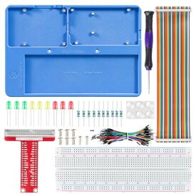 SunFounder RABホルダー ブレッドボードキット ラズベリーパイ対応 Arduino Uno R4 Minima/Wifi/Uno R3/Mega R3、Raspberry Pi 4B 3B+ 3B 2 Model B および 400 830ポイント ブレッドボード