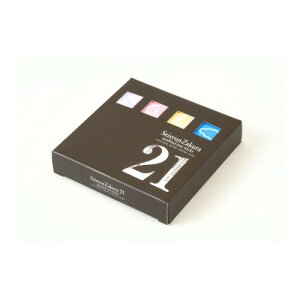 金剛堂 オリジナル線香青春桜21固まる灰185g(黒4種入)