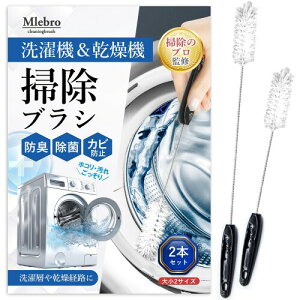 掃除ブラシ パナソニック AXW22R-9DA0 互換品 2本セット ドラム式洗濯機 洗濯乾燥機 洗濯槽 排水管 排水溝 パイプ ほこり取り お掃除ブラシ 隙間掃除 汚れ ほこり ダスト 掃除