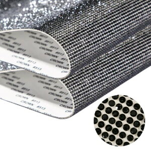 ���C���X�g�[���V�[�� 24×20cm 2���Z�b�g ���ȔS�� �f�R�V�[�� �N���X�^�� �u���b�N �唻 DIY �L���L������ NYANDELMO ND-0179-R13-6-BK-M