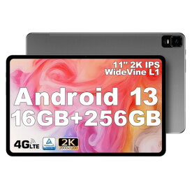 TECLAST T50 Android 13 タブレット11インチ 16GB RAM+256GB ROM+1TB拡張可能 11" 2K IPS 2000*1200解像度 タブレット2.0GHz 8コアCPU 4G LTE タブレットwi-fiモデル 20MP/8MPカメラ 18W PD急速充電+7500mAh+顔認識+BT5.0+GPS+