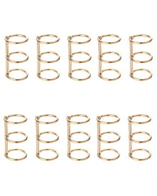 YFFSFDC ルーズリーフバインダーリング 製本用とじ具 穴径20mm 単語帳 資料保存 整理 カレンダー 手帳 アルバム