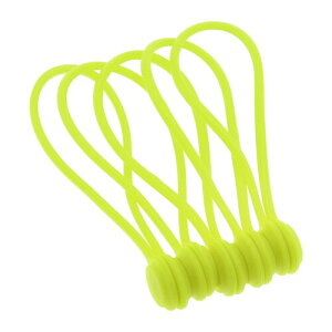 CAPASTEC ケーブルクリップ マグネット クリップ 磁 コードクリップ コード 巻き取り イヤフォン USBケーブル コード収納 繰り返し使用可能 5個入り 黄