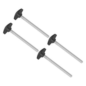 CoCud �e�B�[�E�B���O�m�u�T���X�N�����[ M8 x 100mm ���X�X���b�h �v���X�`�b�N T �m�u�N�����s���O�X�N�����[�X���b�h�X�^�b�h�n���h�m�u�O�� �b�v �i�p�r�F�@�B���՗p�j 4��